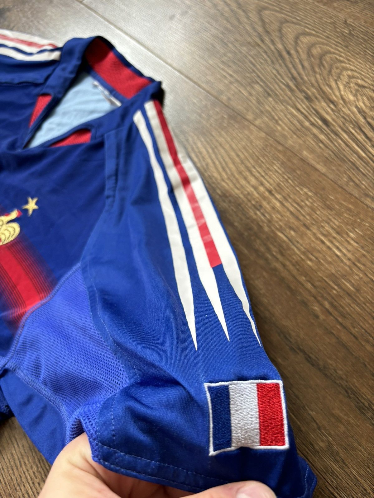 Adidas × Vintage Vintage French Home Team #12 Henry 2004-2005 Season Jersey Size US M / EU 48-50 / 2 - 5 Thumbnail