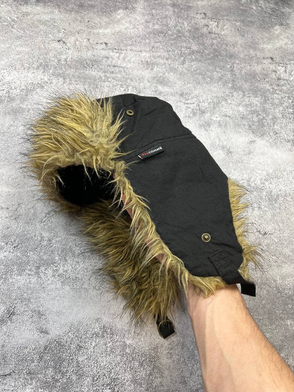 Vintage Vintage Ushanka Y2K Fuzzy Warm Trapper Military Mohair Hat Size ONE SIZE - 7 Thumbnail