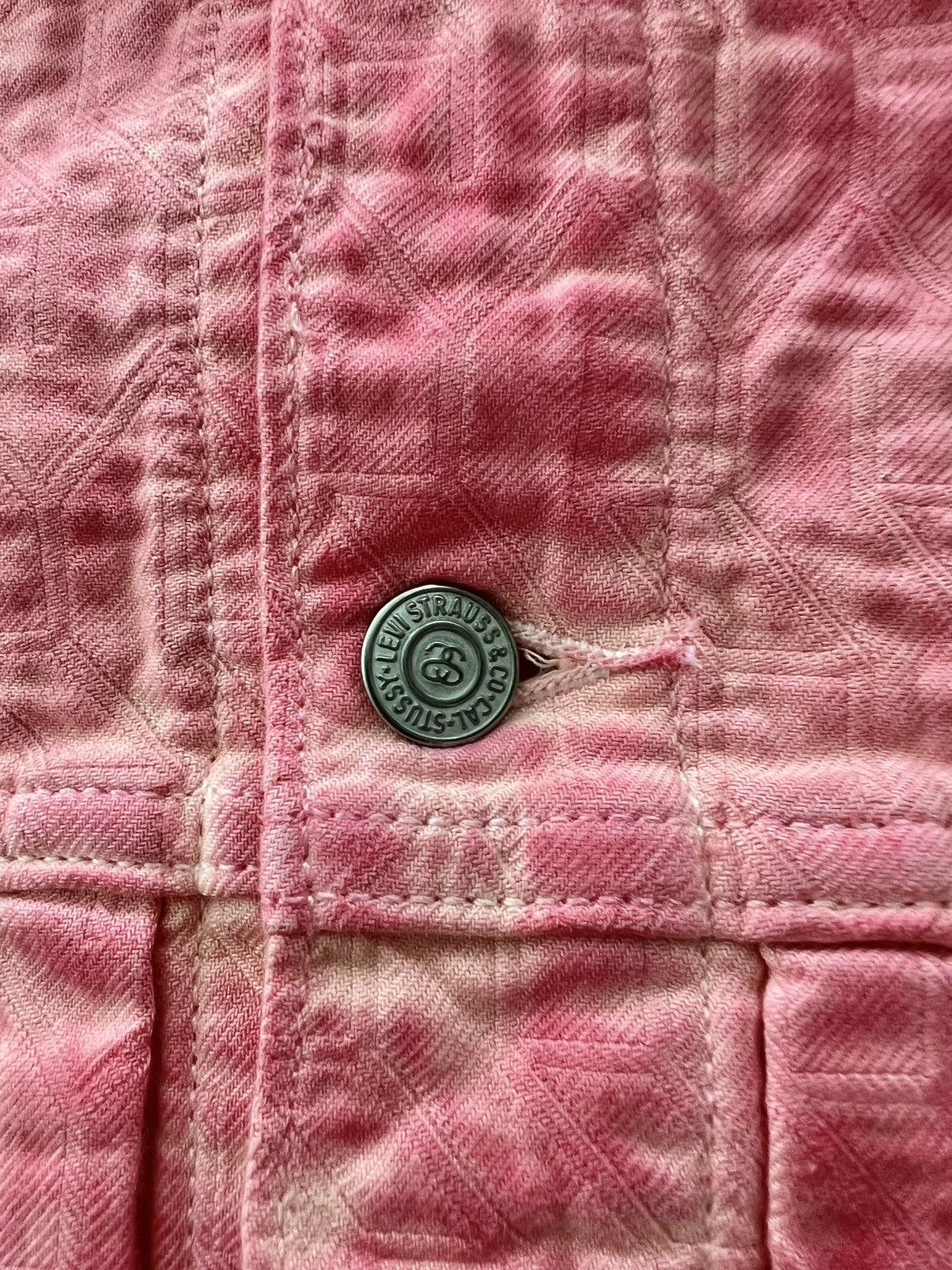 Levi's × Stussy Stussy x Levi’s Jacquard Type 2 Trucker Jacket Pink Medium Size US M / EU 48-50 / 2 - 8 Thumbnail