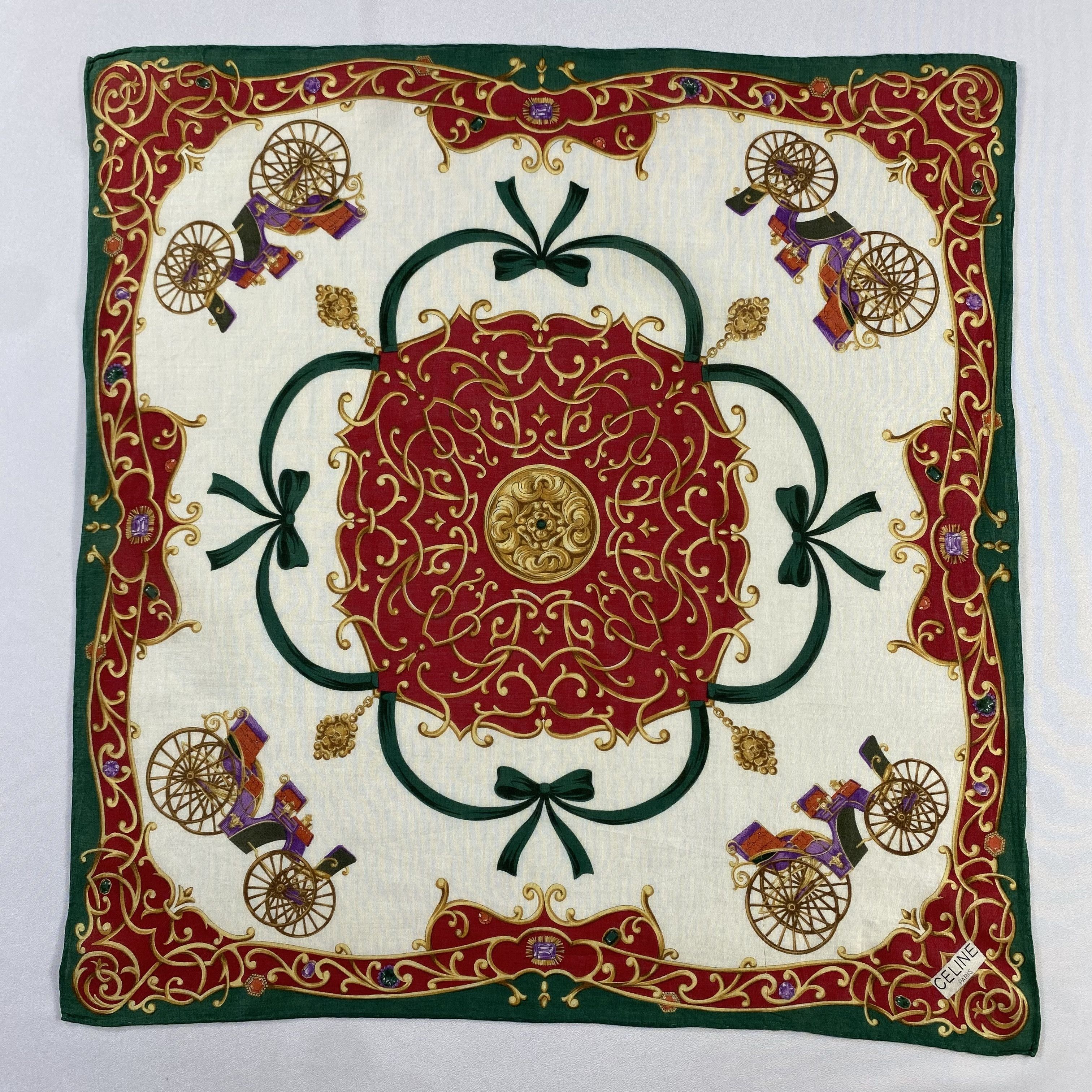Celine × Vintage Celine Neckerchief / Bandana / Handkerchief-P926 Size ONE SIZE - 1 Thumbnail