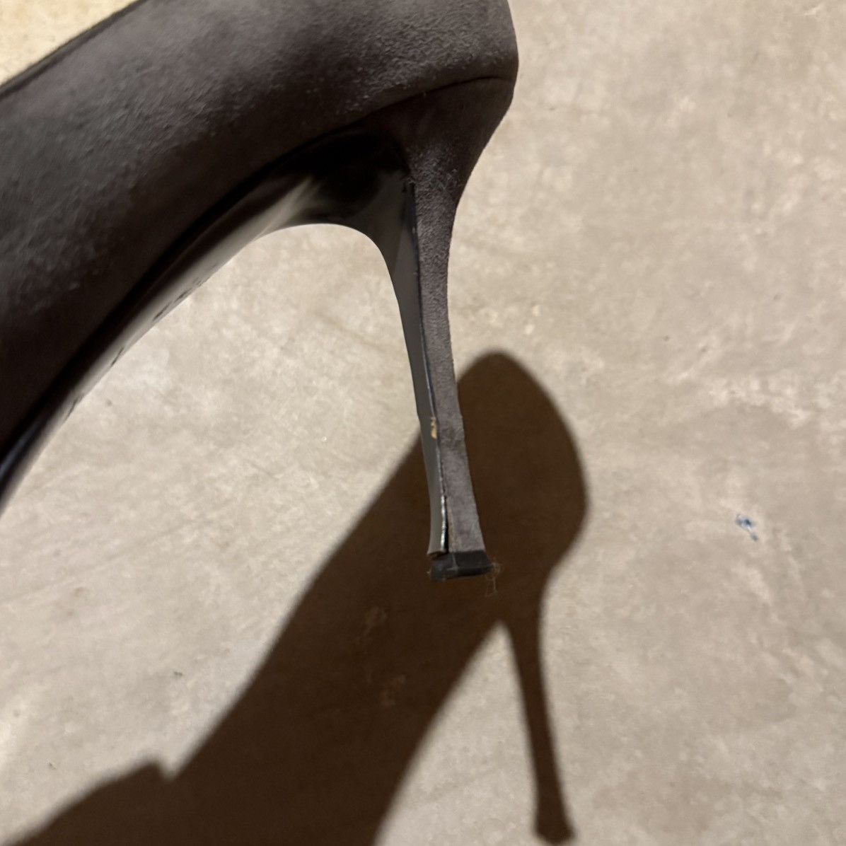 Yves Saint Laurent YSL Saint Laurent Tribtoo Patent Leather Suede Platform Pump Size US 11 / IT 41 - 13 Thumbnail