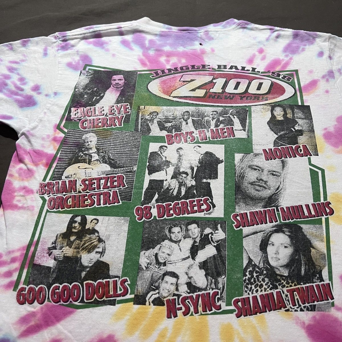 Band Tees Vintage 90s 1998 Jingle Ball Promo Tour Tee M Size US M / EU 48-50 / 2 - 1 Thumbnail