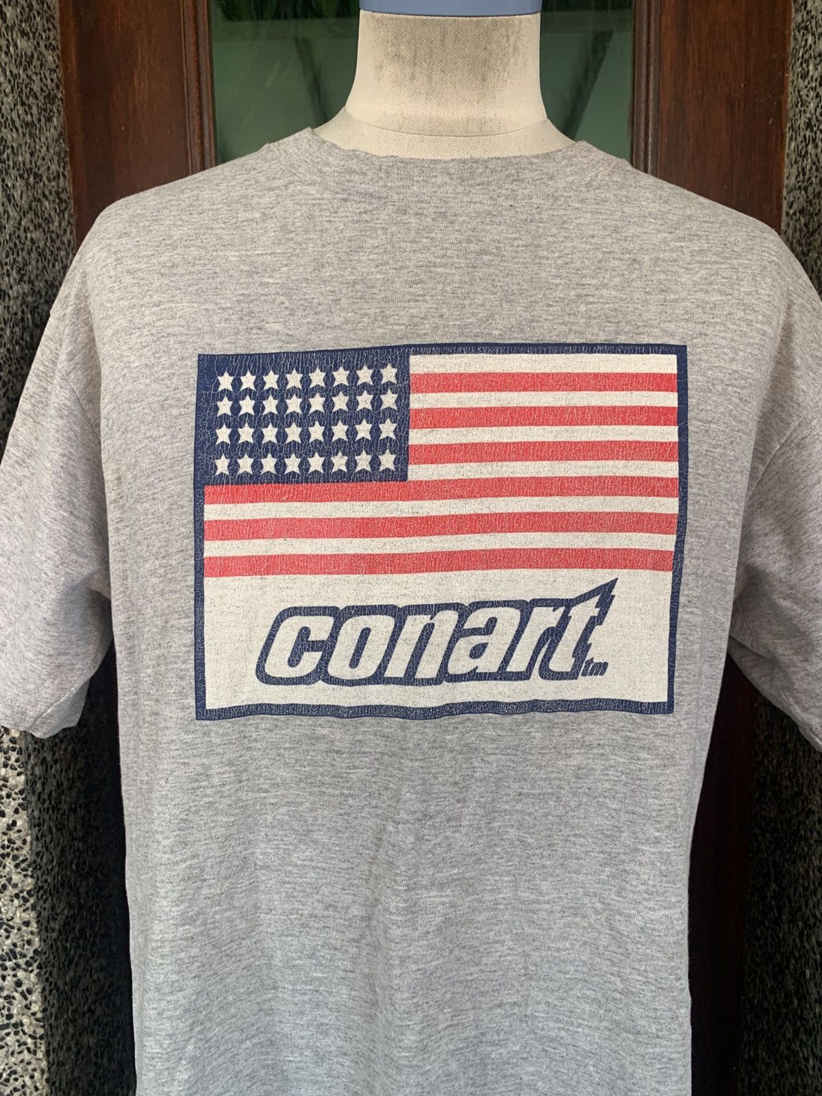 Vintage Vintage Conart USA Flag Graphics T shirt Size US L / EU 52-54 / 3 - 2 Thumbnail