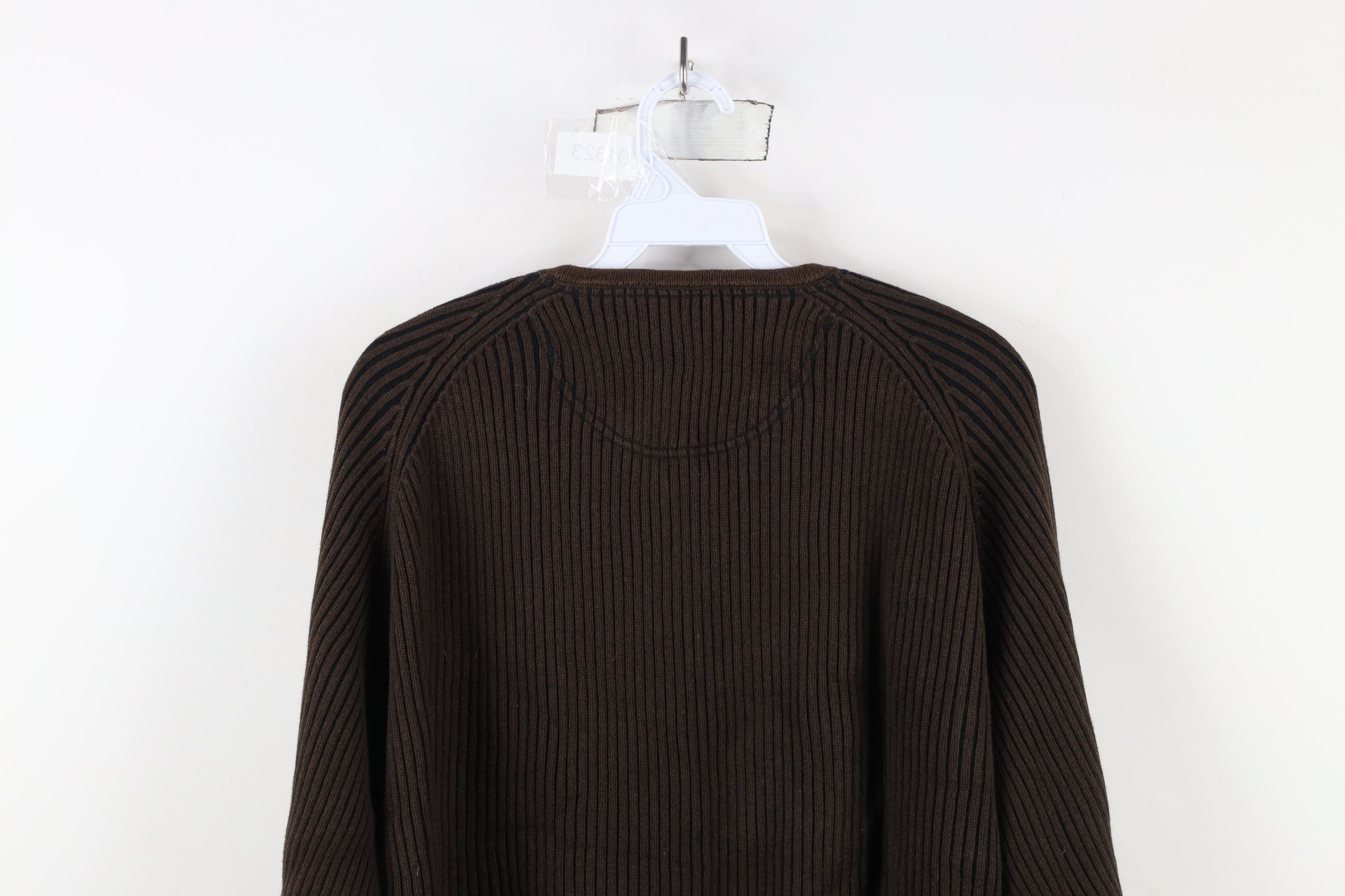 Tommy Bahama × Vintage Vintage Tommy Bahama Wool Blend Ribbed Knit Sweater Brown Size US XL / EU 56 / 4 - 9 Thumbnail
