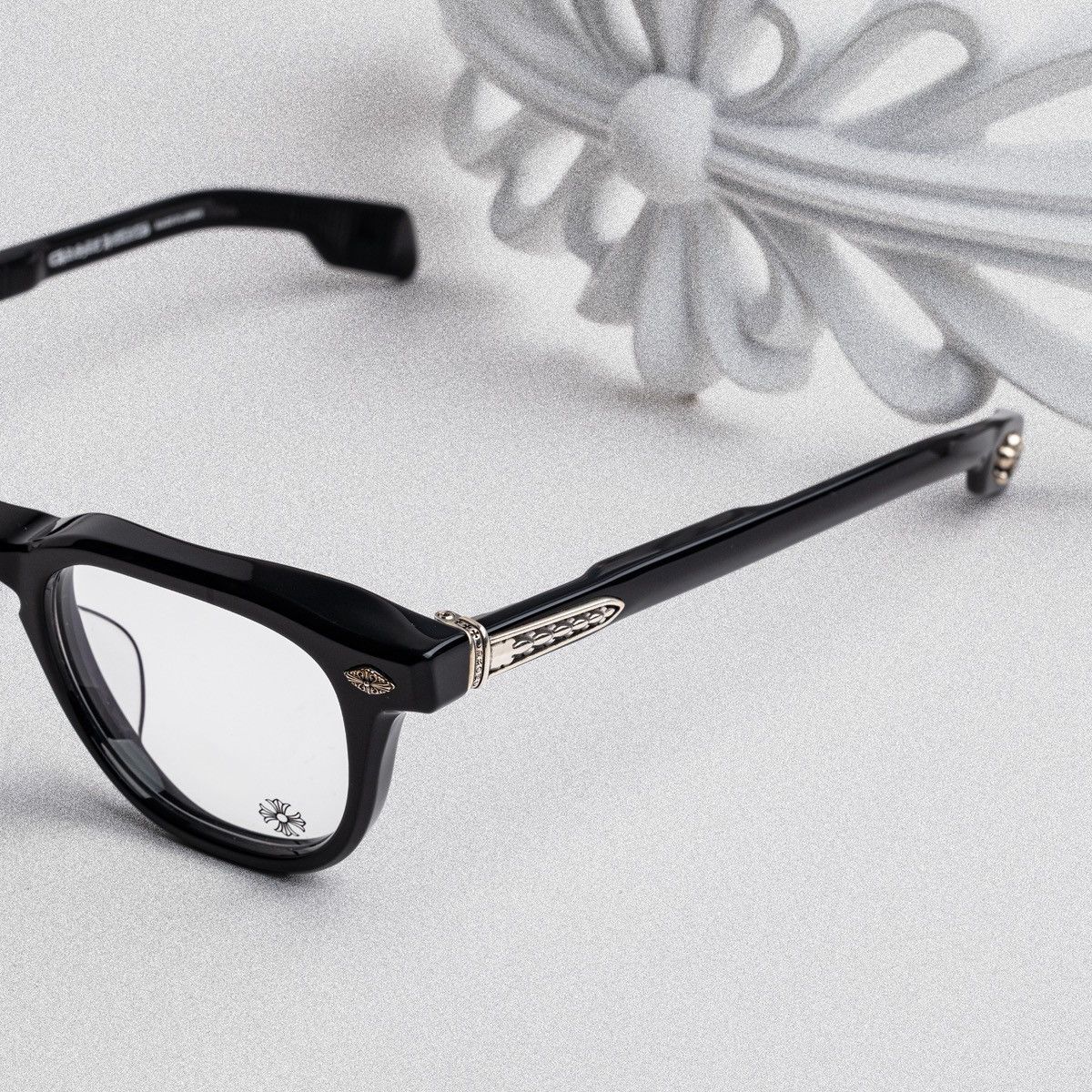 Chrome Hearts CHROME HEARTS CHIRP CHIRP BLACK GLASSES Size ONE SIZE - 3 Thumbnail