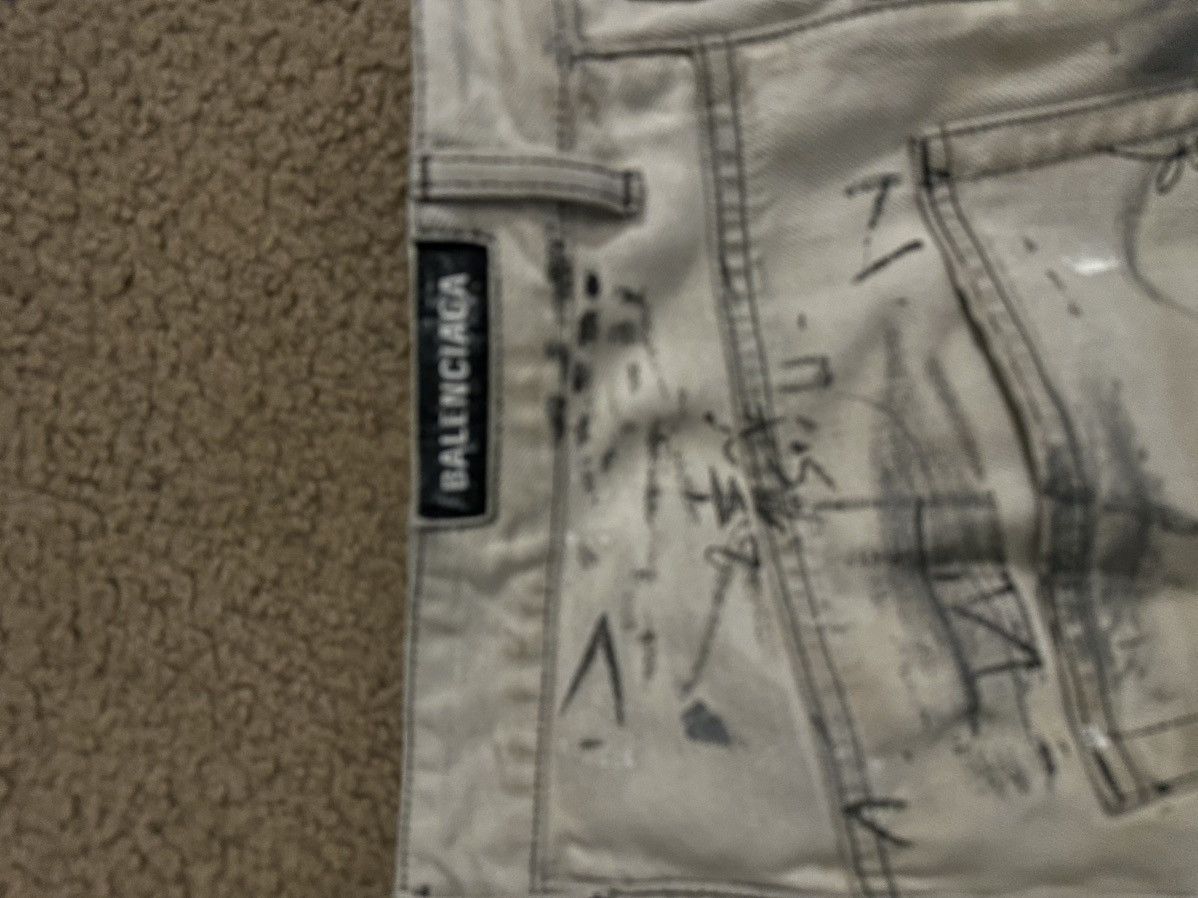 Balenciaga Balenciaga fw23 griffin baggy denim Size US 34 / EU 50 - 5 Thumbnail