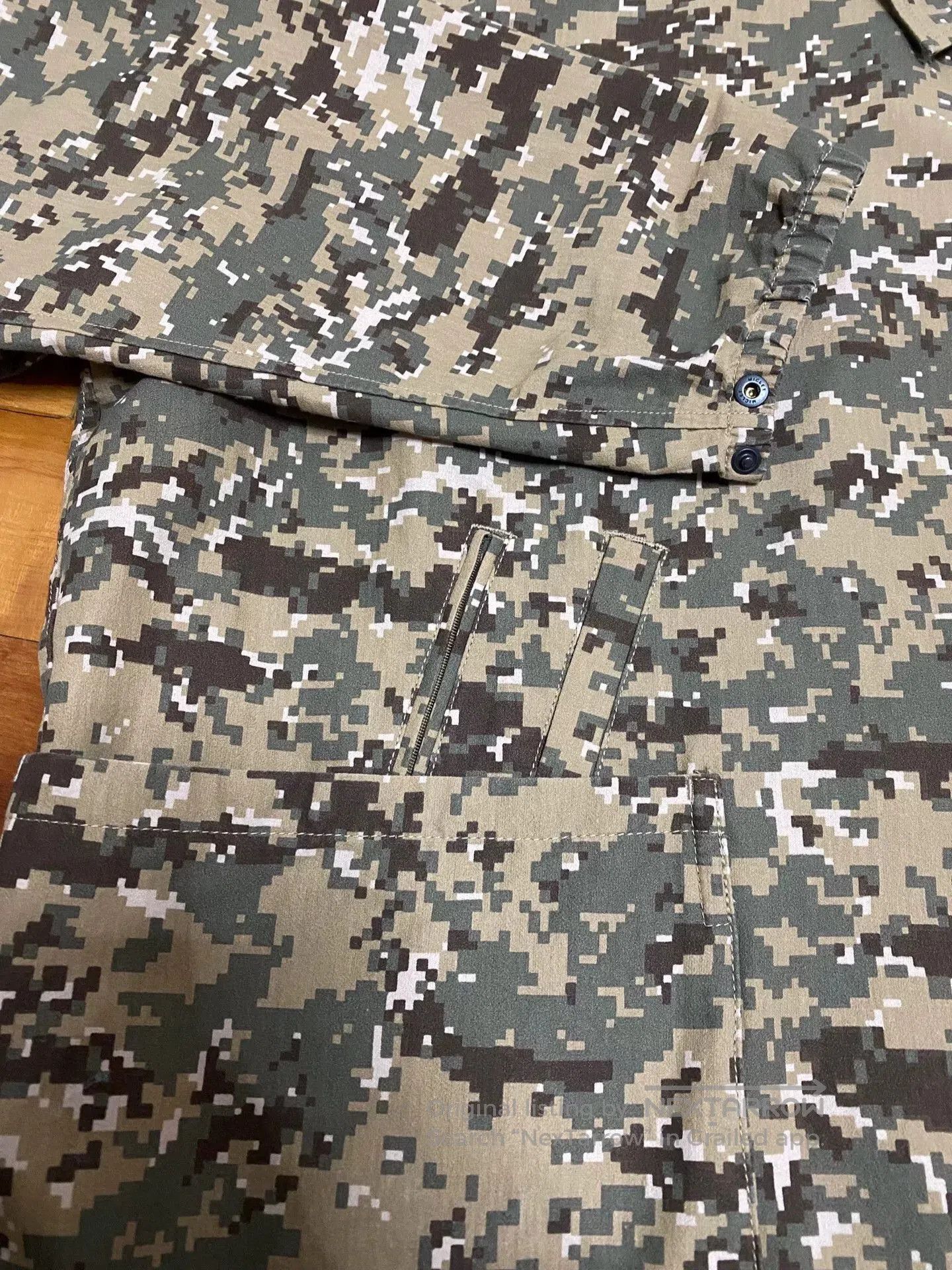 Beams Plus camo military style oversized jacket. Size US L / EU 52-54 / 3 - 3 Thumbnail
