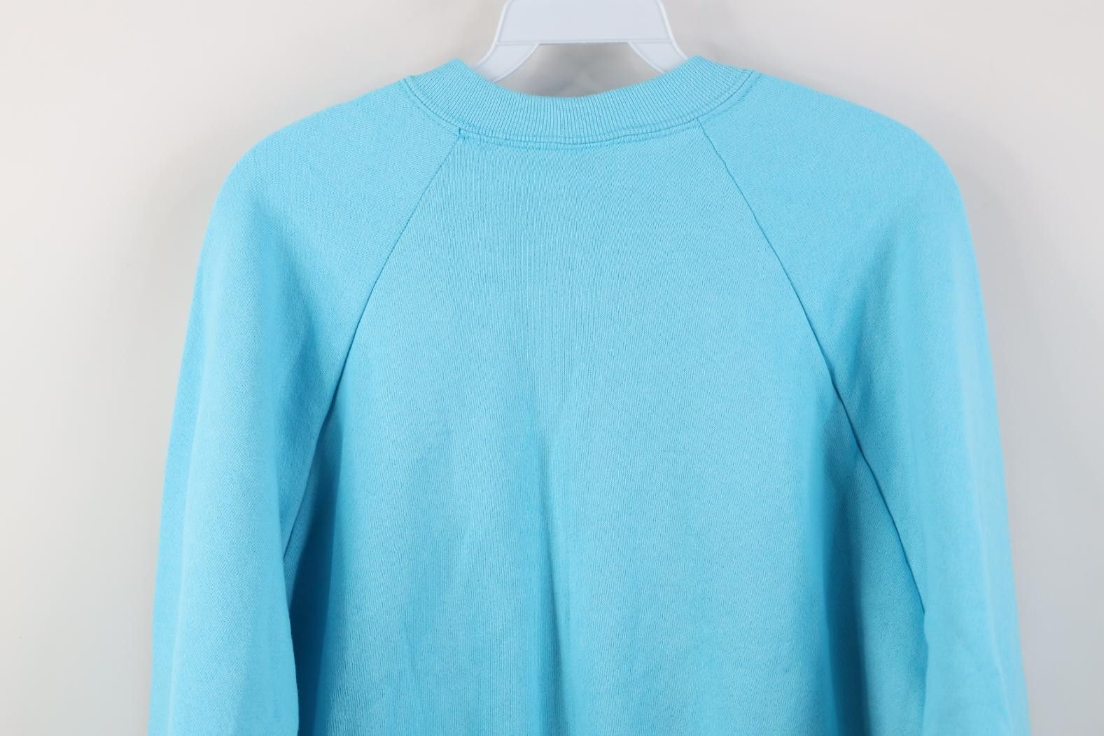 Vintage Vintage 90s Streetwear Raglan Crewneck Sweatshirt Blue USA Size XL / US 12-14 / IT 48-50 - 10 Thumbnail