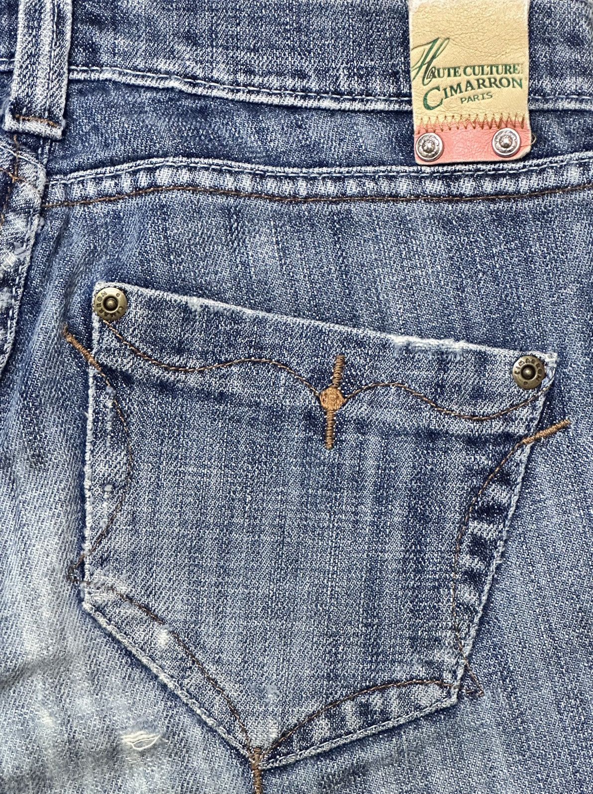 Japanese Brand Distressed Vintage Jeans Flare Style With Faded Wash Size US 28 / EU 44 - 7 Thumbnail