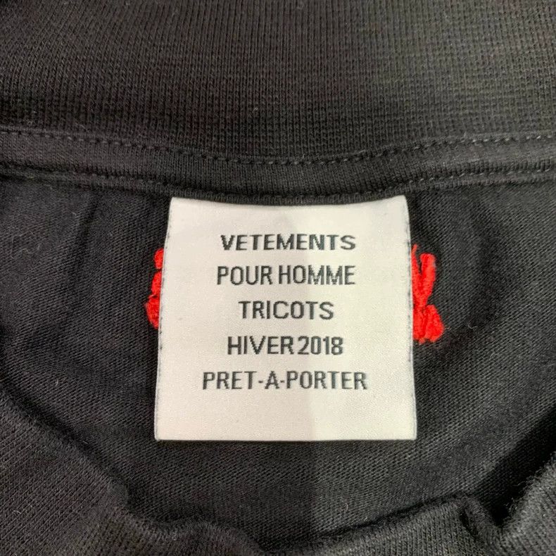 Vetements Vetements Black German chariot short sleeves 2506-Nextarrow Size US S / EU 44-46 / 1 - 4 Thumbnail