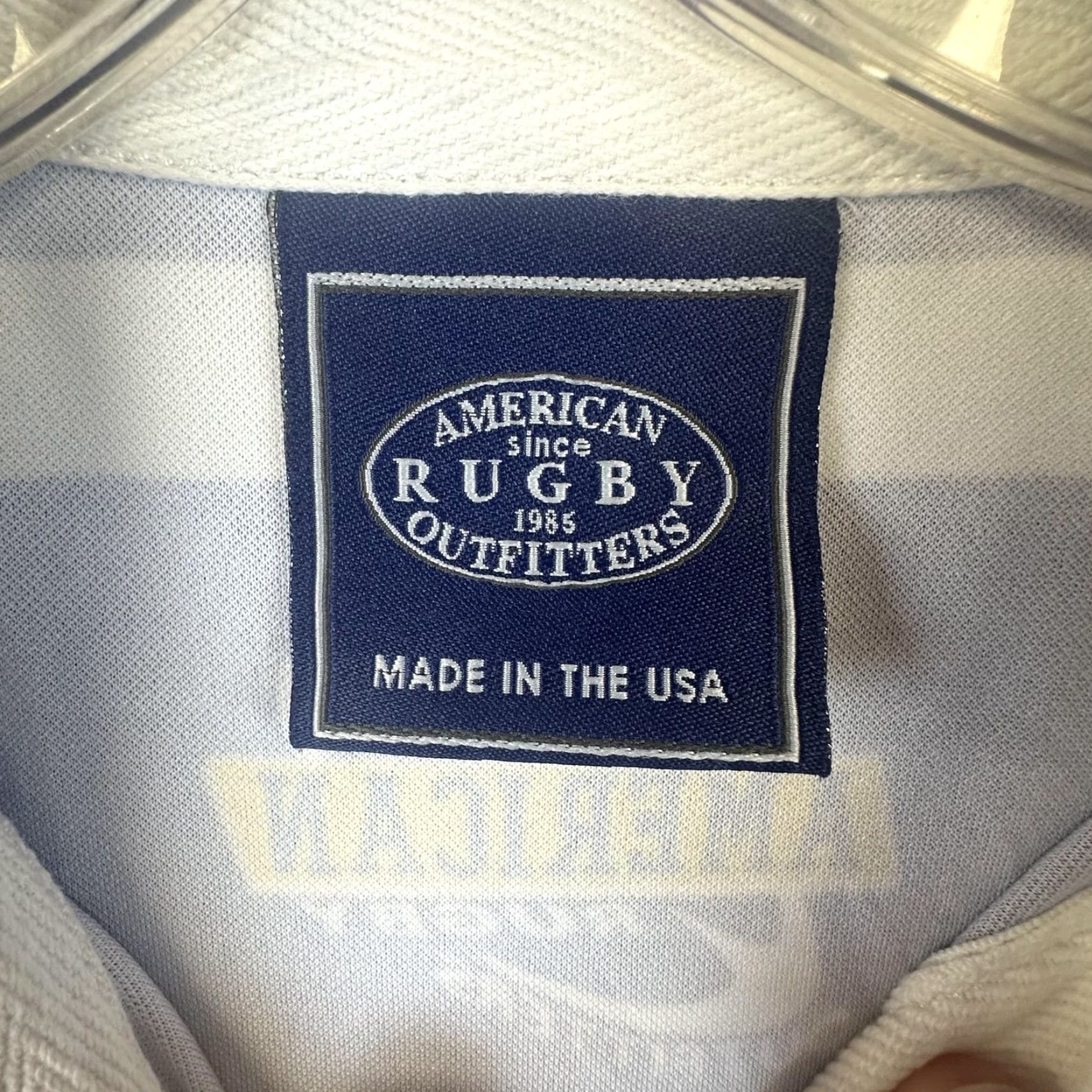 Vintage Palmer Rugby Shirt Mens 2XL 50th Anniversary 1960-2010 American Outfitters Rugby Shirt Polo Short Sleeve Solid Purple Mens 2XL Size US XXL / EU 58 / 5 - 6 Thumbnail