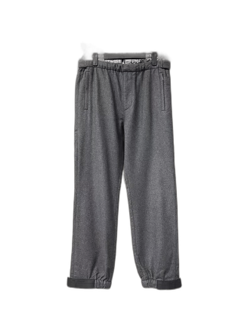 Prada Gray Wool Casual Pants with Velcro -2505