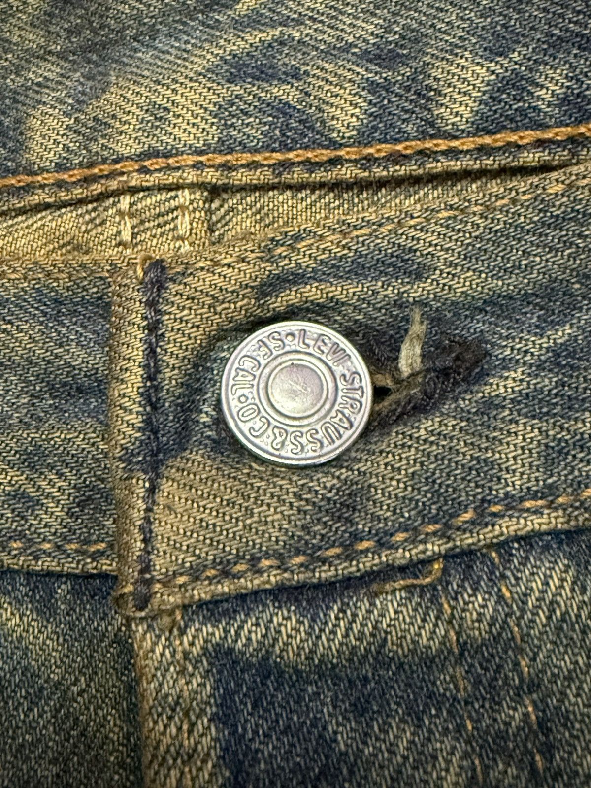 Levi's × Rei Kawakubo × Vintage Vintage LEVIS 501 Mud Wash Paint Splatter Junya Style Jeans Size US 34 / EU 50 - 19 Thumbnail