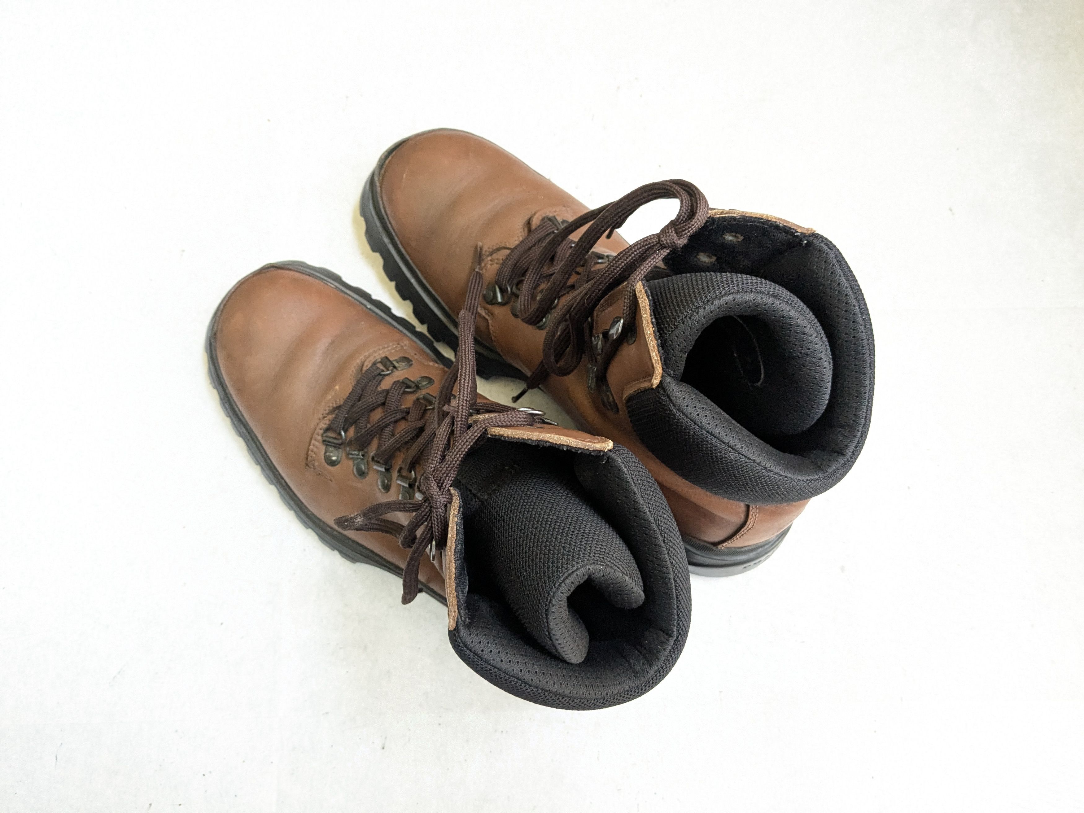 Prada Prada Combat Boots Brown 10.5 High Tops Leather Y2K Size US 10.5 / EU 43-44 - 11 Thumbnail
