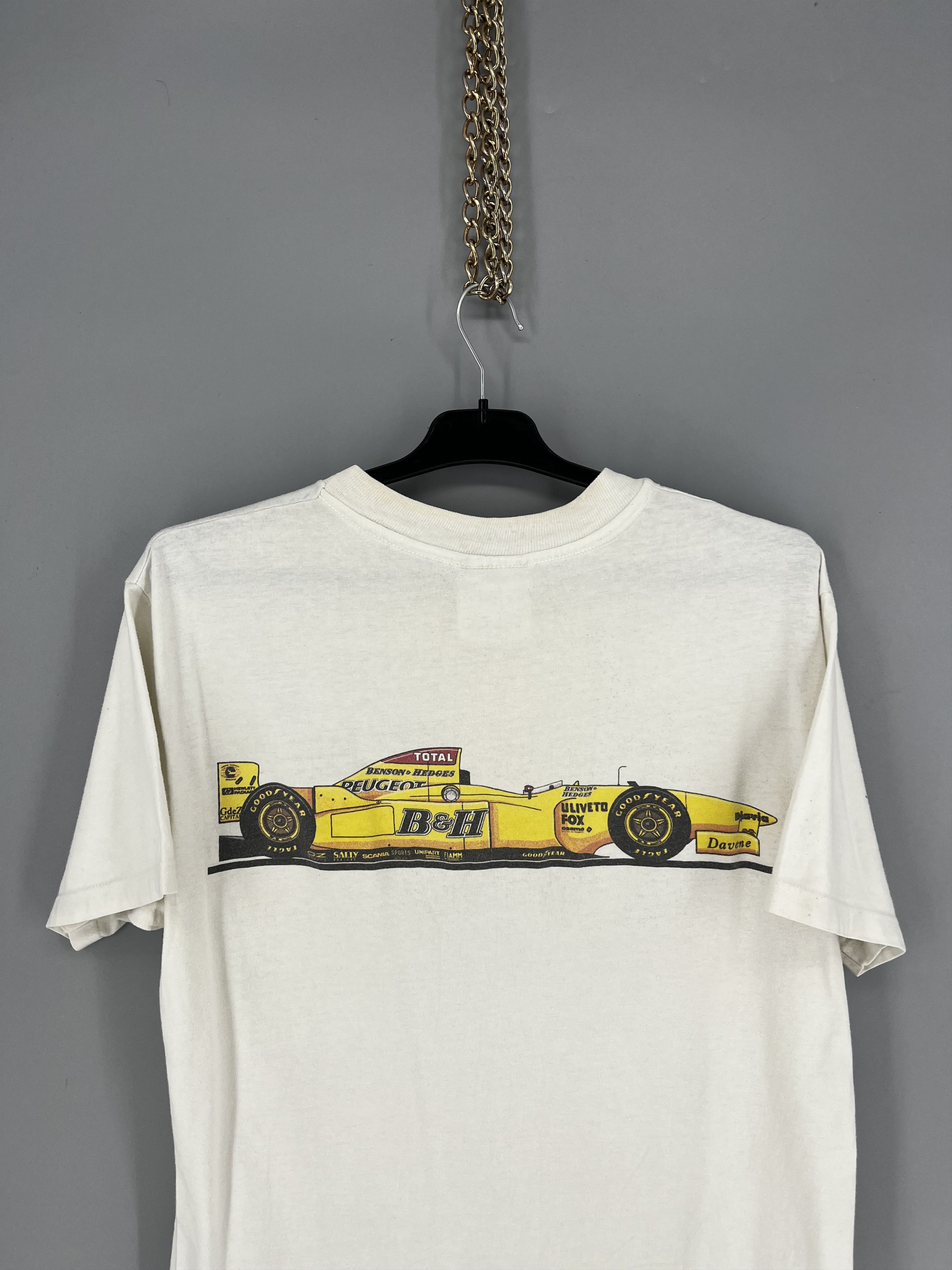 Formula 1 Benson&Hedges Jordan Grand Prix 90s Formula 1 Vintage Tee Size US M / EU 48-50 / 2 - 11 Thumbnail