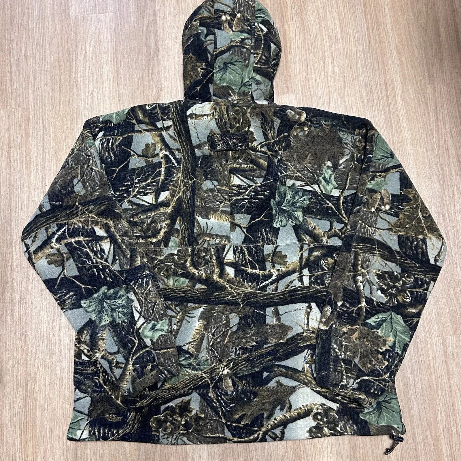 Cabelas Vtg 90s Cabelas Seclusion 3D Camo Full Zip Fleece Size US XL / EU 56 / 4 - 8 Thumbnail
