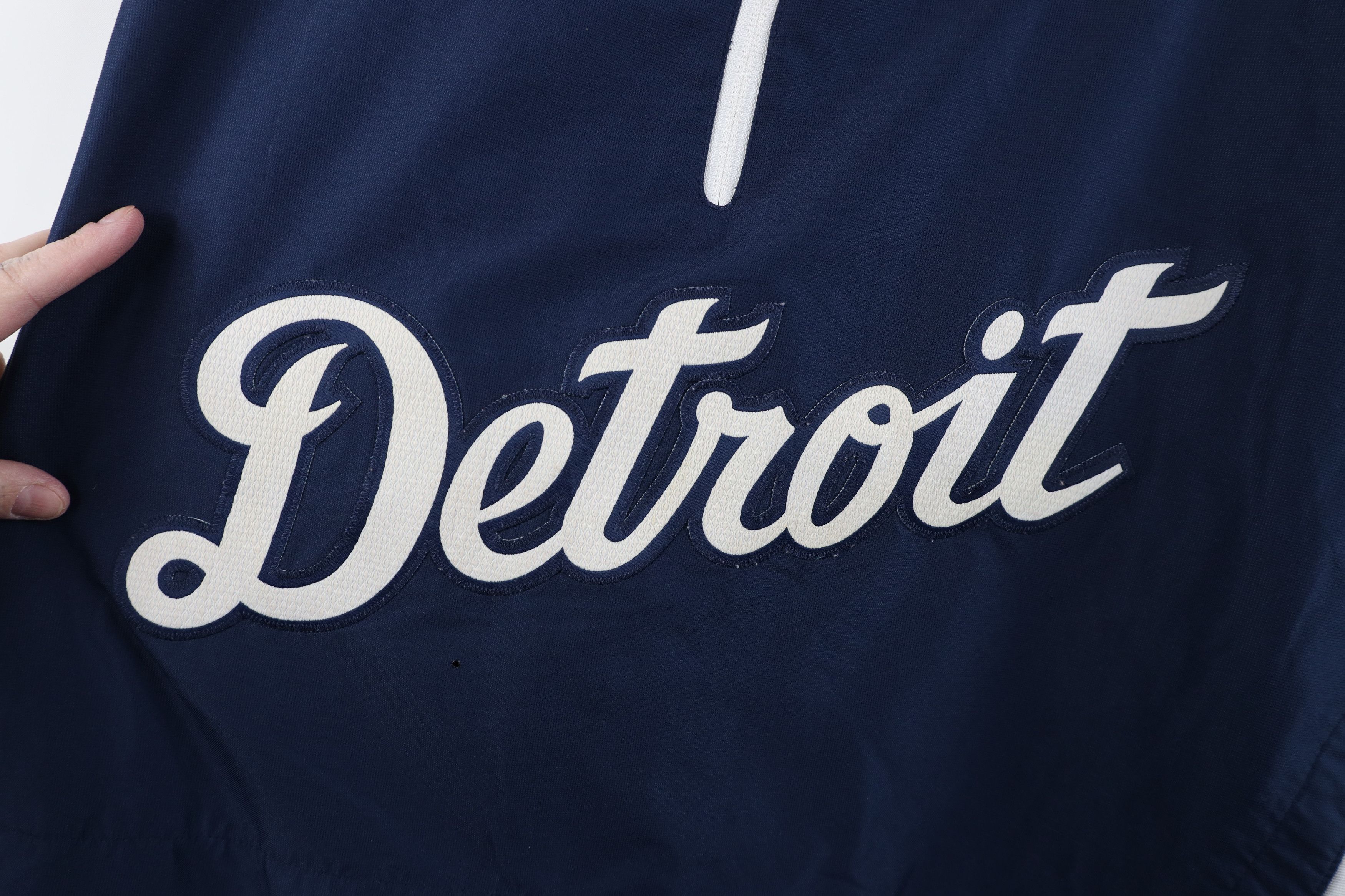 Majestic Majestic Cool Base Tigers Baseball Windbreaker Jacket Size US L / EU 52-54 / 3 - 4 Thumbnail