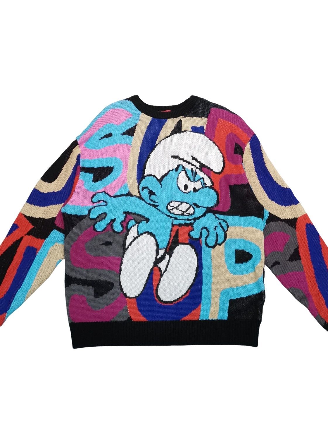 Supreme Supreme x Smurfs Sweater | Grailed