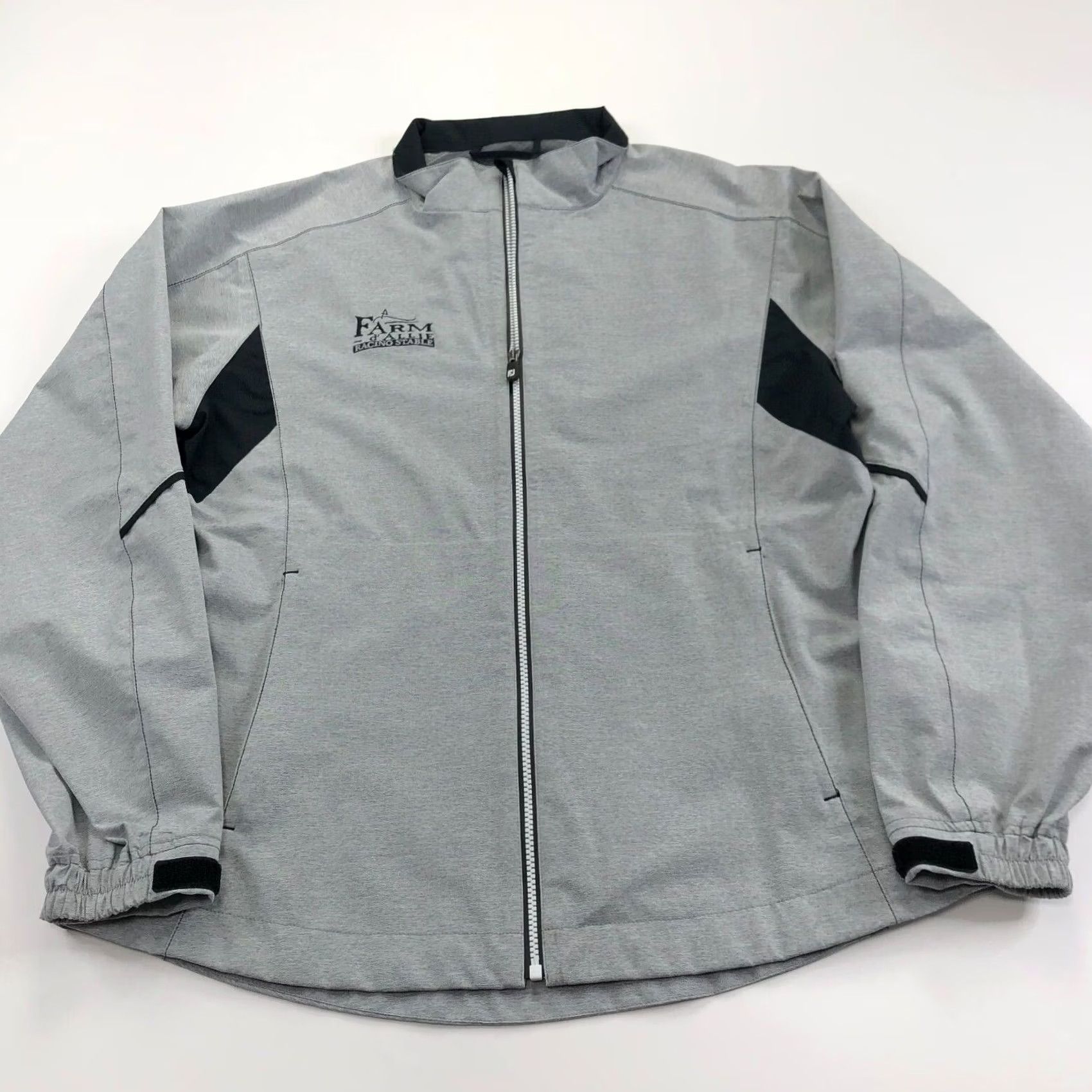 Footjoy VINTAGE FootJoy FJ DryJoys Medium Womens Golf Full Zip Polyester Mock Neck Jacket MINT Size M / US 6-8 / IT 42-44 - 2 Thumbnail
