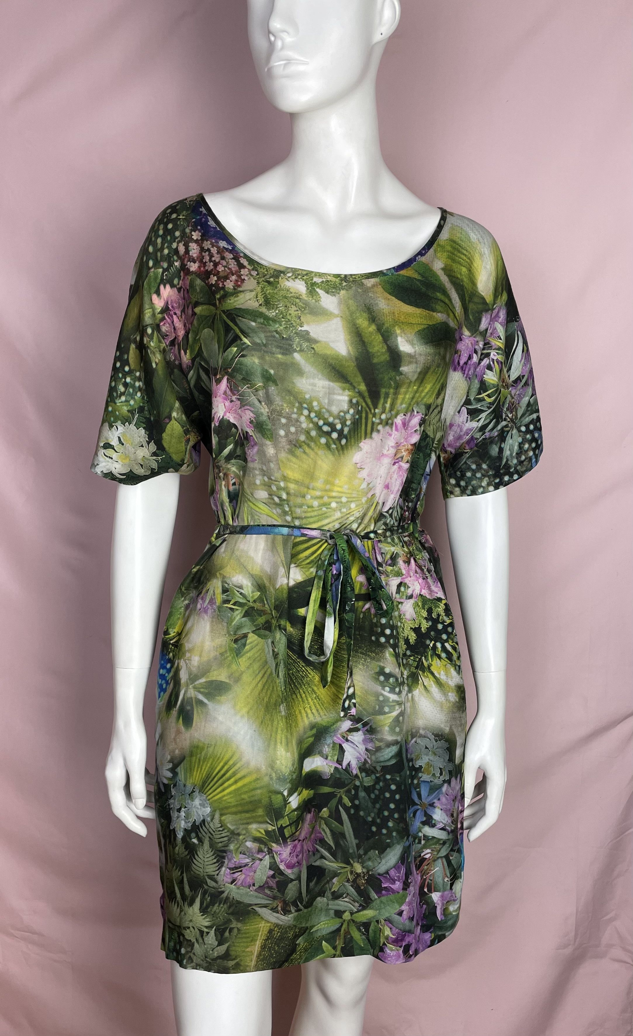 Paul Smith Paul Smith Silk Cotton Dress Print Floral EU 40 Size S / US 4 / IT 40 - 1 Thumbnail
