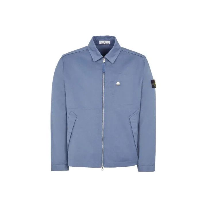 Stone Island Stone Island Blue Zip Jacket for Men Size US XL / EU 56 / 4 - 1 Thumbnail