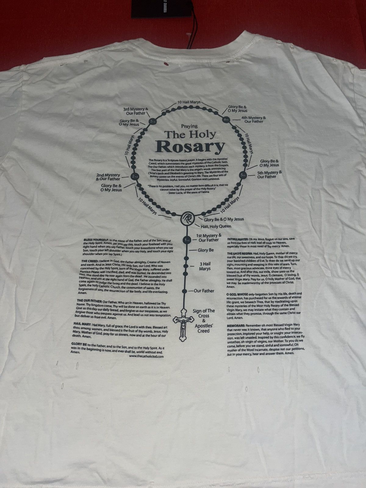 Willy Chavarria Willy Chavarria Reformed Putas Destroyed Easy Tee Sz XL Size US XL / EU 56 / 4 - 17 Thumbnail