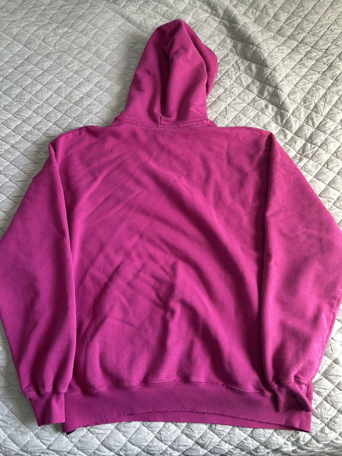 Balenciaga Balenciaga Caps Script Destroyed Hoodie Size US S / EU 44-46 / 1 - 2 Thumbnail