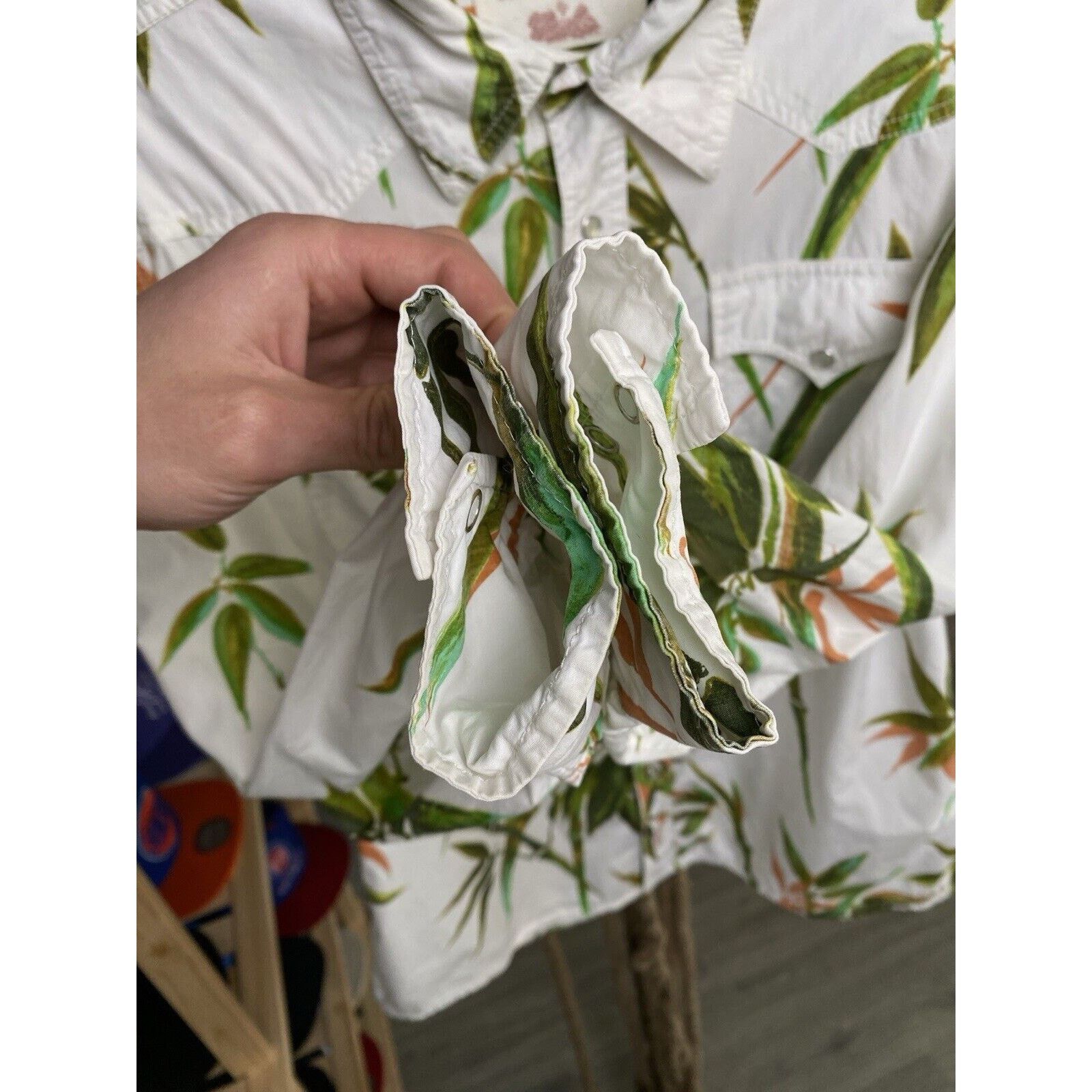 Mambo Vintage HO Daddy Mambo Tropical Pattern Button Up Shirt Size US M / EU 48-50 / 2 - 8 Thumbnail