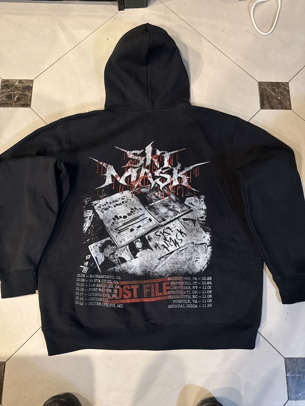 Other Ski Mask the Slump God Lost Files Tour Hoodie XL Size US XL / EU 56 / 4 - 2 Thumbnail