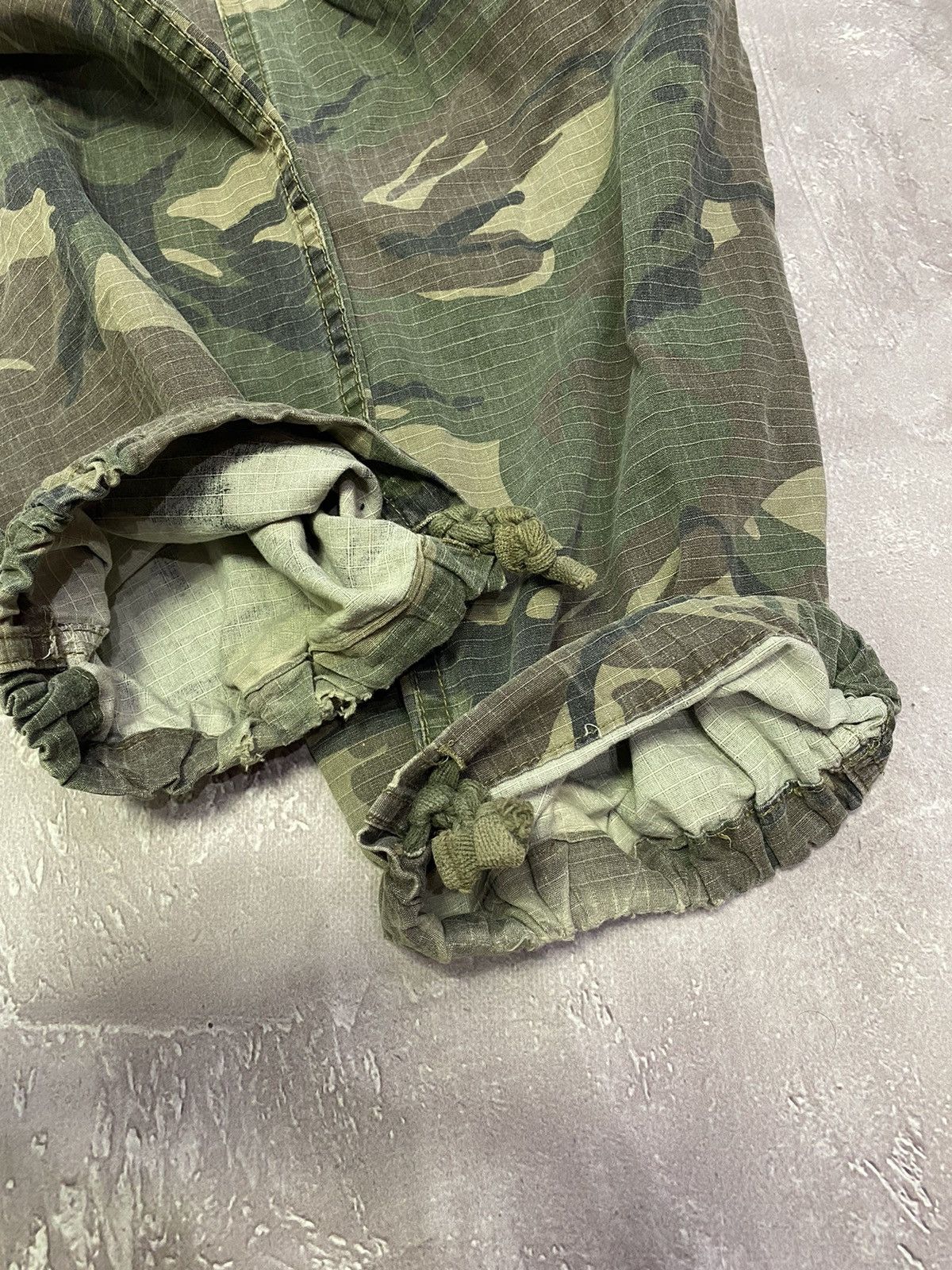 Vintage Hype Vintage Fishbone Cargo Camo Military Pants Bondage Size US 30 / EU 46 - 4 Thumbnail