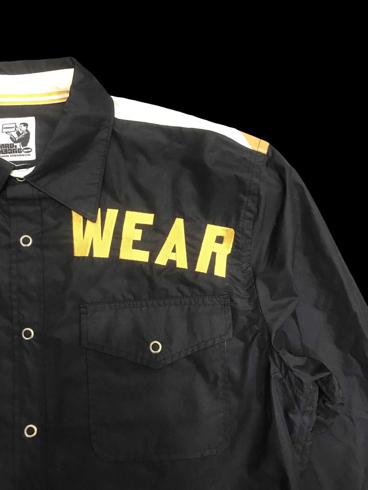 Japanese Brand 💥VERY RARE💥HECTIC STREETWEAR SPELL OUT POLYSTER SHIRT F369 Size US M / EU 48-50 / 2 - 4 Thumbnail
