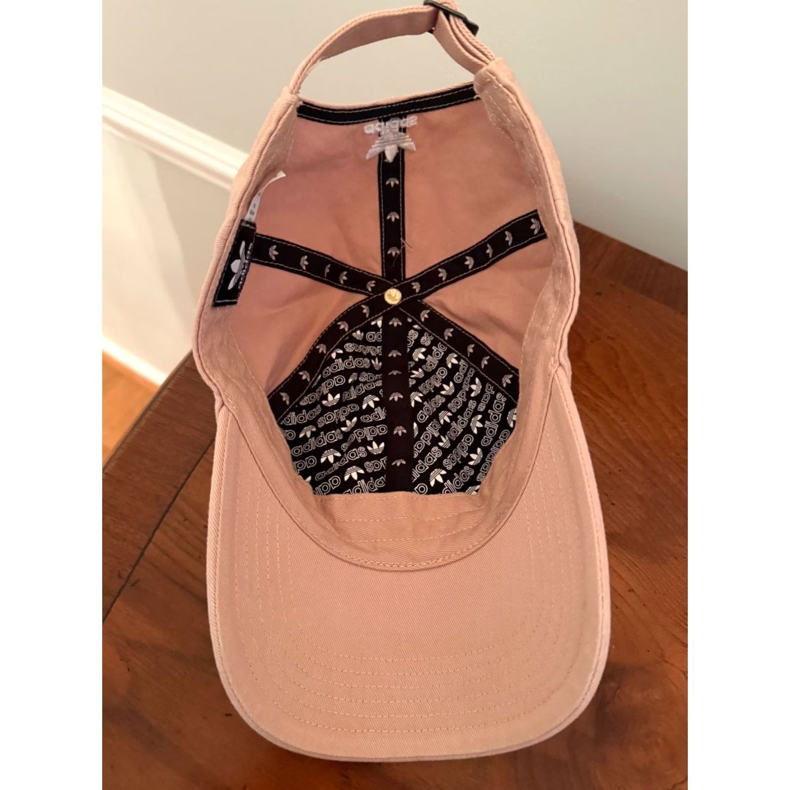 Adidas Adidas Hat Women Peach Adjustable Strapback Cap Golf Tennis Cotton Baseball Cap Sports Outdoor USA Theme Size ONE SIZE - 4 Thumbnail