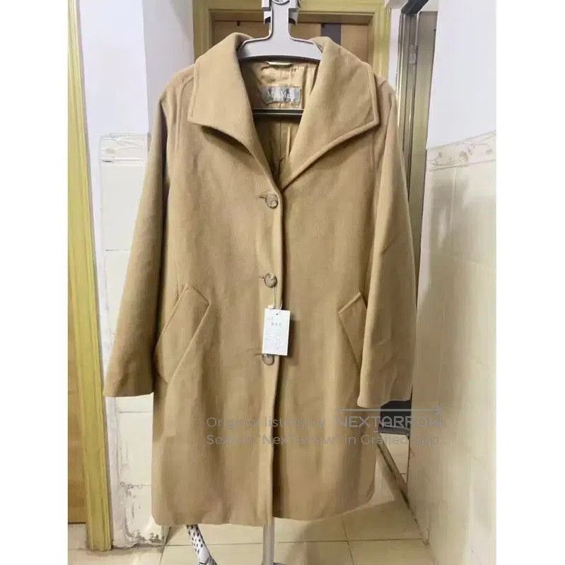 Max Mara MaxMara Camel Wool Long Coat for Women . Size M / US 6-8 / IT 42-44 - 1 Thumbnail