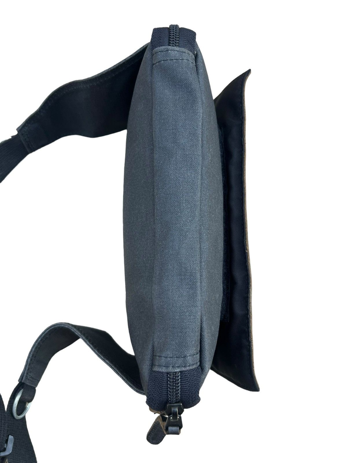 Porter RARE! Porter by Yoshida Waxed Canvas Leather Chest Bag Size ONE SIZE - 13 Thumbnail