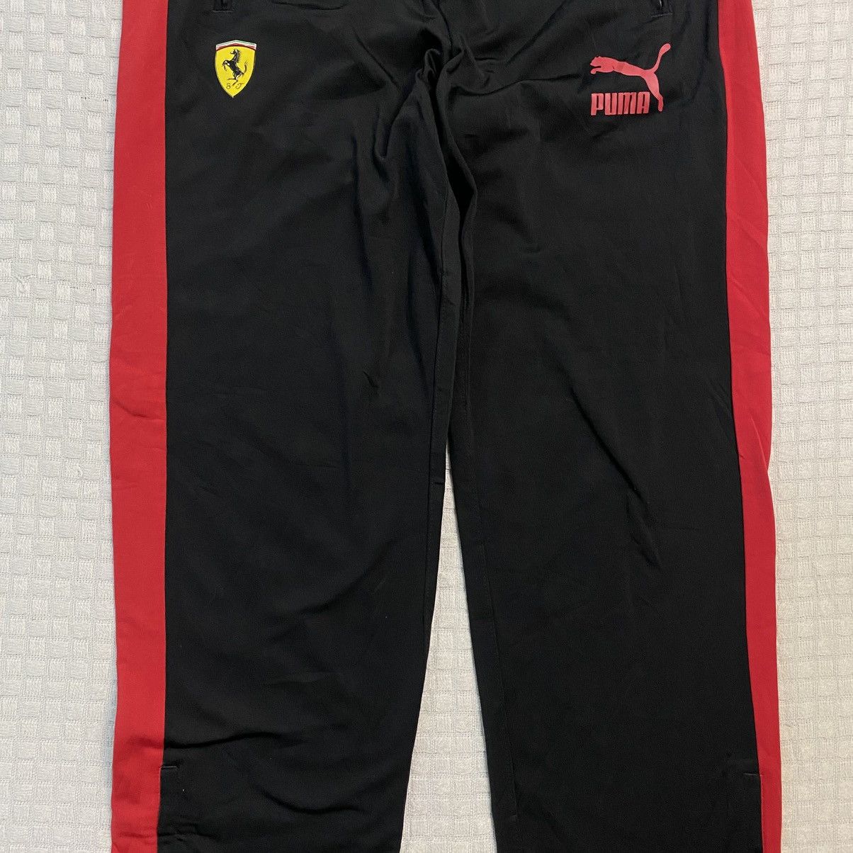 Ferrari × Puma 💥 VINTAGE PUMA X FERRARI 90S TRACK PANTS Y2K Size US 26 / EU 42 - 5 Thumbnail