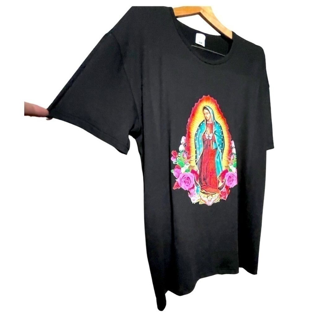 Shein SHEIN Graphic T-Shirt Black Unisex Adult Size 4XL. Size 4XL / US 24-26 - 6 Thumbnail