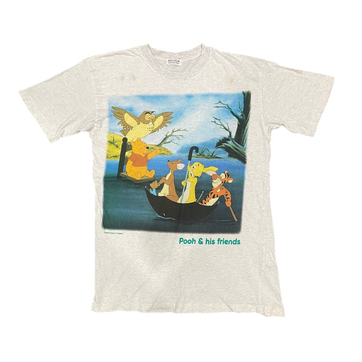 Anime × Cartoon Network × Vintage Vintage 80s Pooh & his friends Walt Disney T-Shirt Size US M / EU 48-50 / 2 - 1 Thumbnail