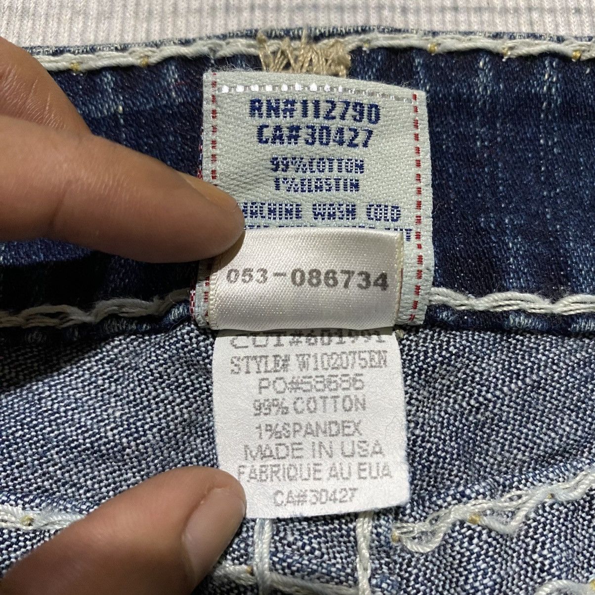 True Religion Vintage True Religion Joey Super T Denim Flared Jeans Size US 28 / EU 44 - 9 Thumbnail
