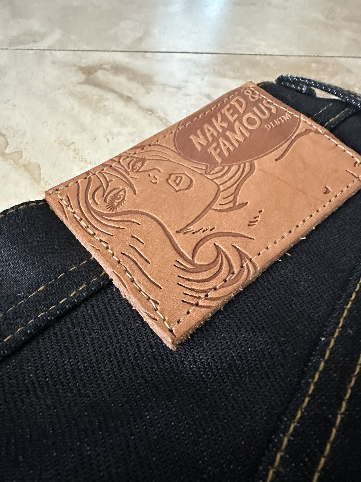 Naked & Famous Elephant Ten Heavyweight Selvedge Size US 30 / EU 46 - 7 Thumbnail