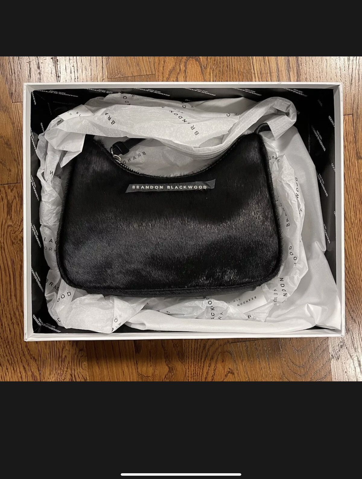 Brandon Blackwood Brandon Blackwood New York Hand Bag Pony Hair Black Women’s Size ONE SIZE - 2 Thumbnail