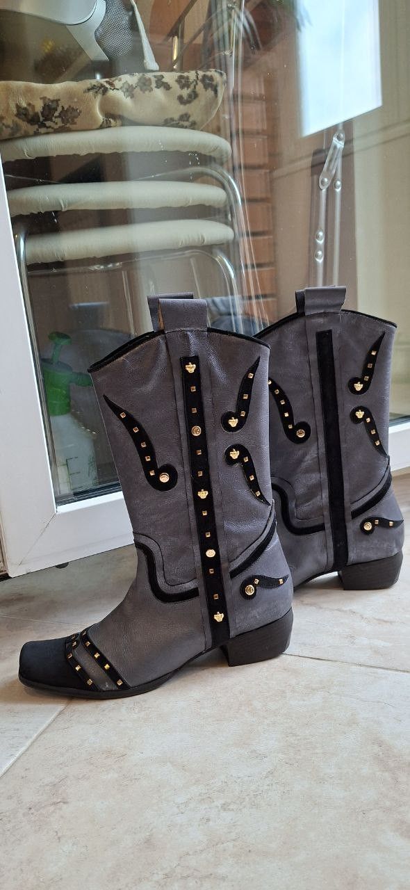 Other Genuine leather boots US sz 8.5 / Eur 39 new Size US 8.5 / IT 38.5 - 1 Thumbnail