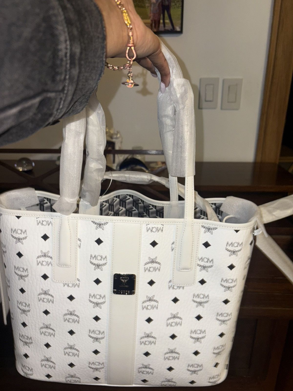 MCM MCM Liz Reversible Tote Bag Size ONE SIZE - 5 Thumbnail