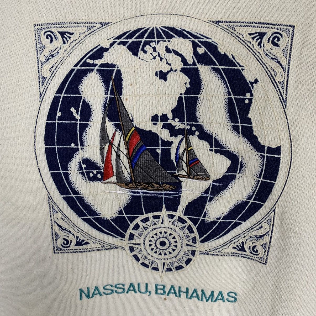 Designer × Vintage Vintage Nassau Bahamas Sweatshirt Size US M / EU 48-50 / 2 - 4 Thumbnail