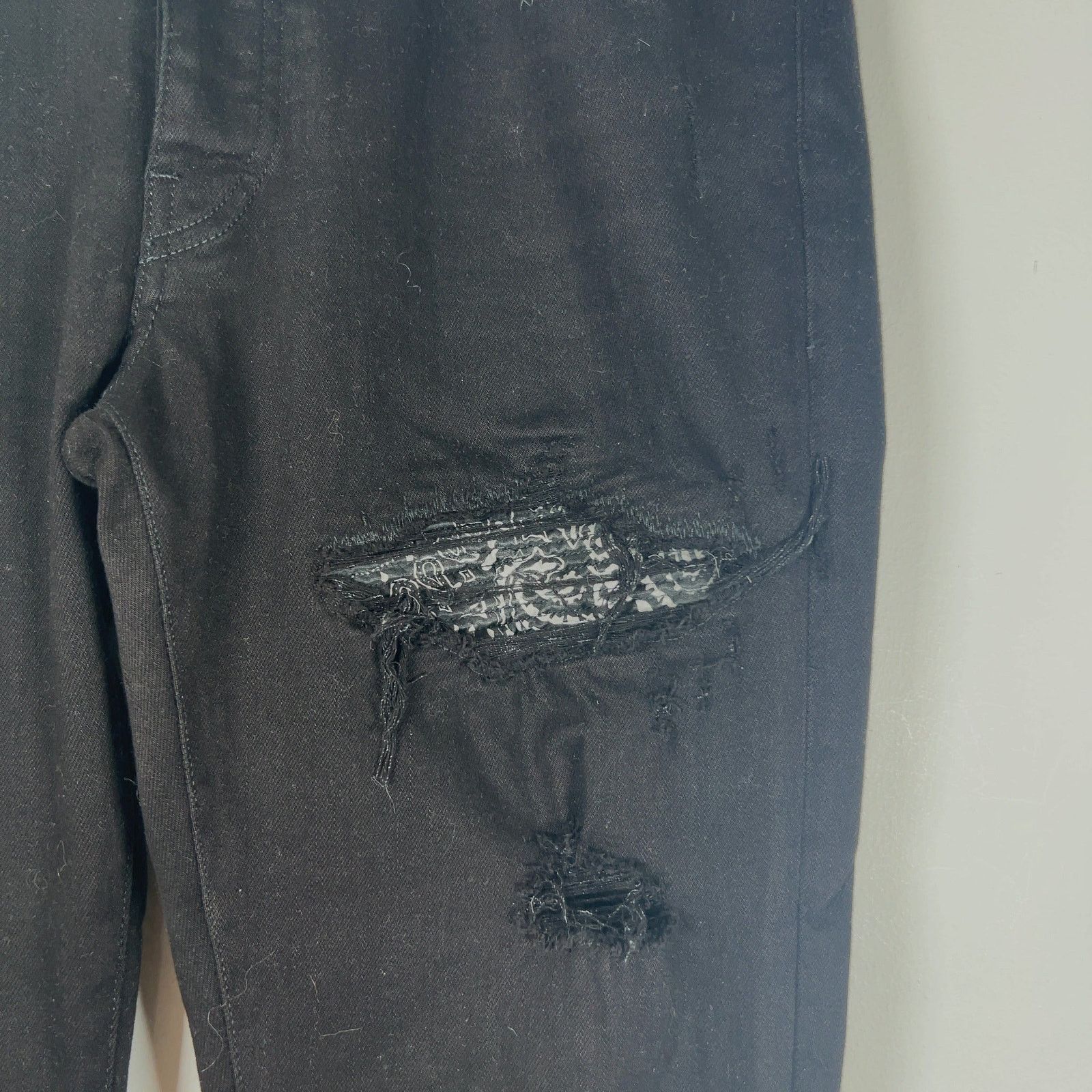 Amiri Amiri MX1 White/Black Bandana Jeans Size US 34 / EU 50 - 4 Thumbnail