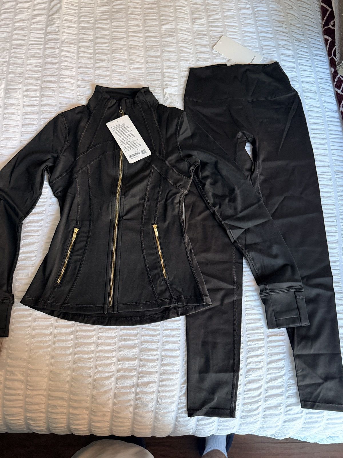 Lululemon Cropped Black Lululemon Set Size:2 Size XS / US 0-2 / IT 36-38 - 2 Thumbnail