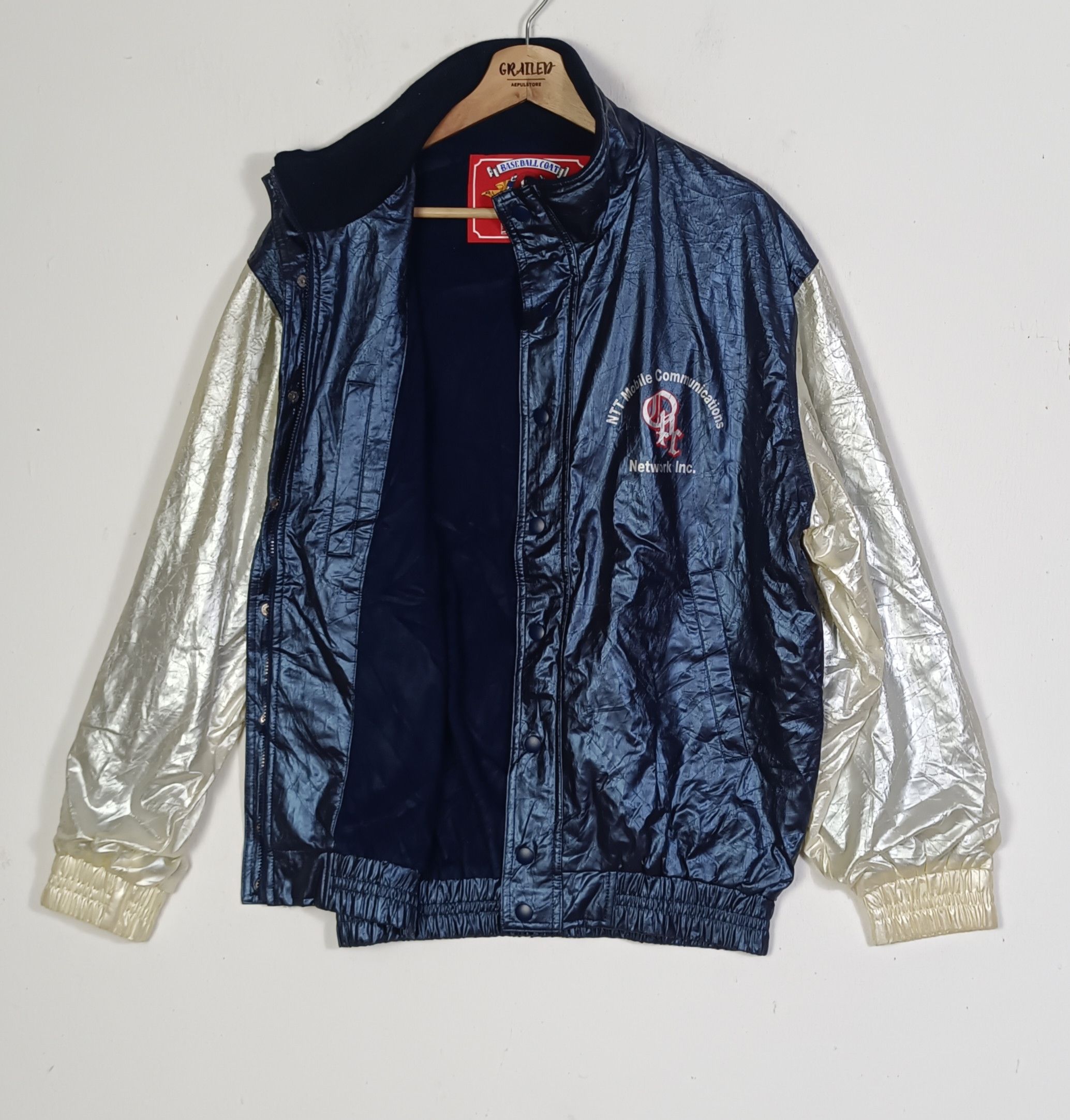 Japanese Brand × Vintage Vintage Rawlings Baseball Bomber Jacket Size US L / EU 52-54 / 3 - 3 Thumbnail