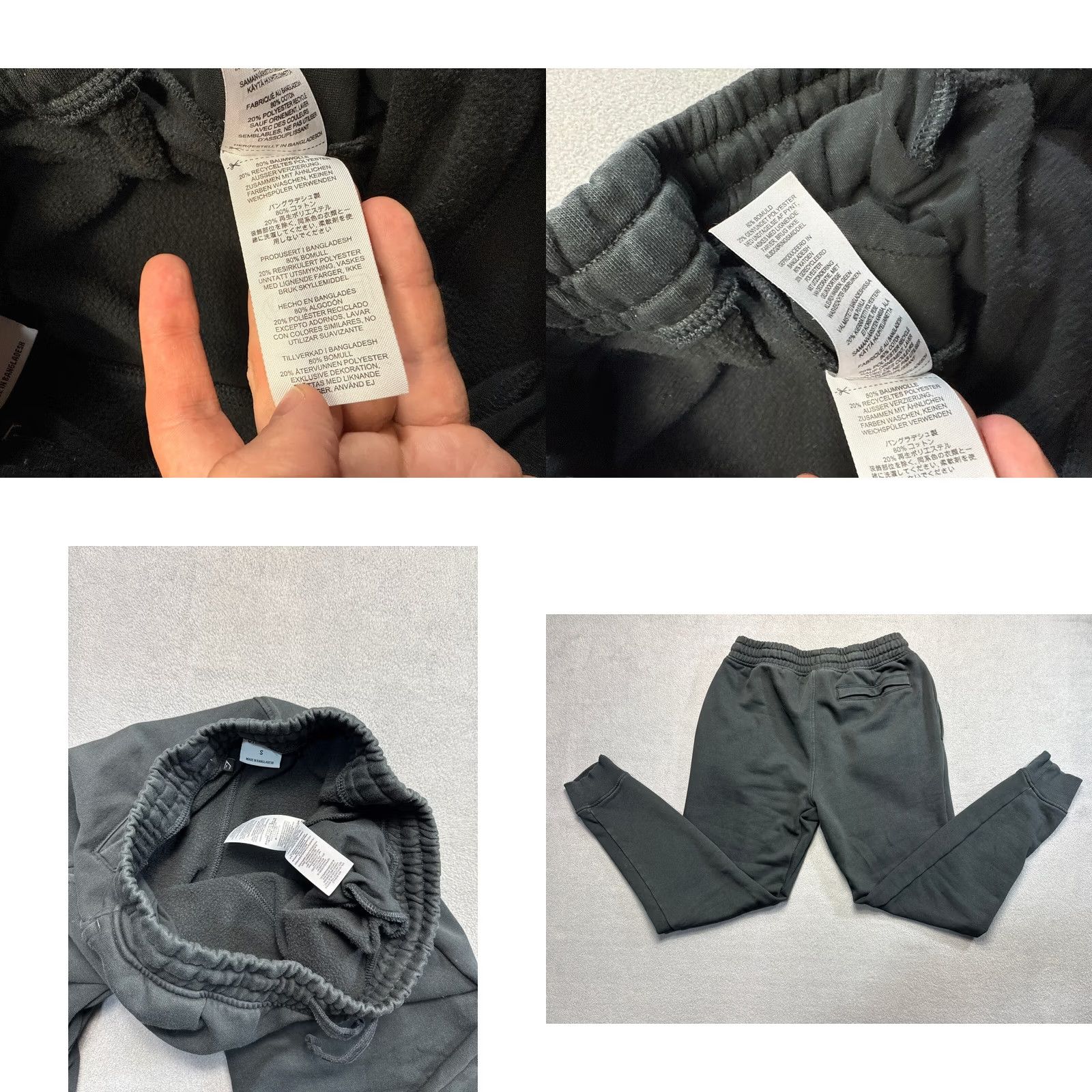 Gymshark Gymshark Pants Mens Size S Jogger Black - Training Gym Activewear Clothing | Regular Size US 29 - 10 Thumbnail