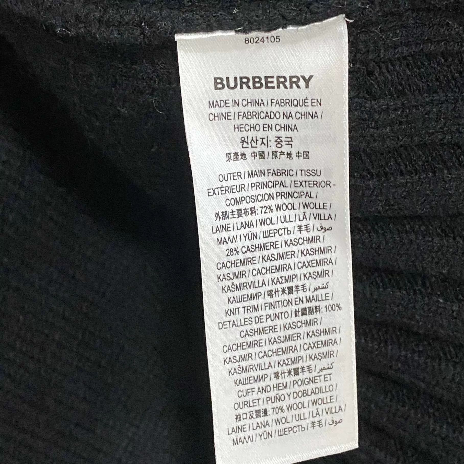 Burberry Burberry large logo cashmere sweater XXS Size XXS / US 00 / IT 34 - 6 Thumbnail