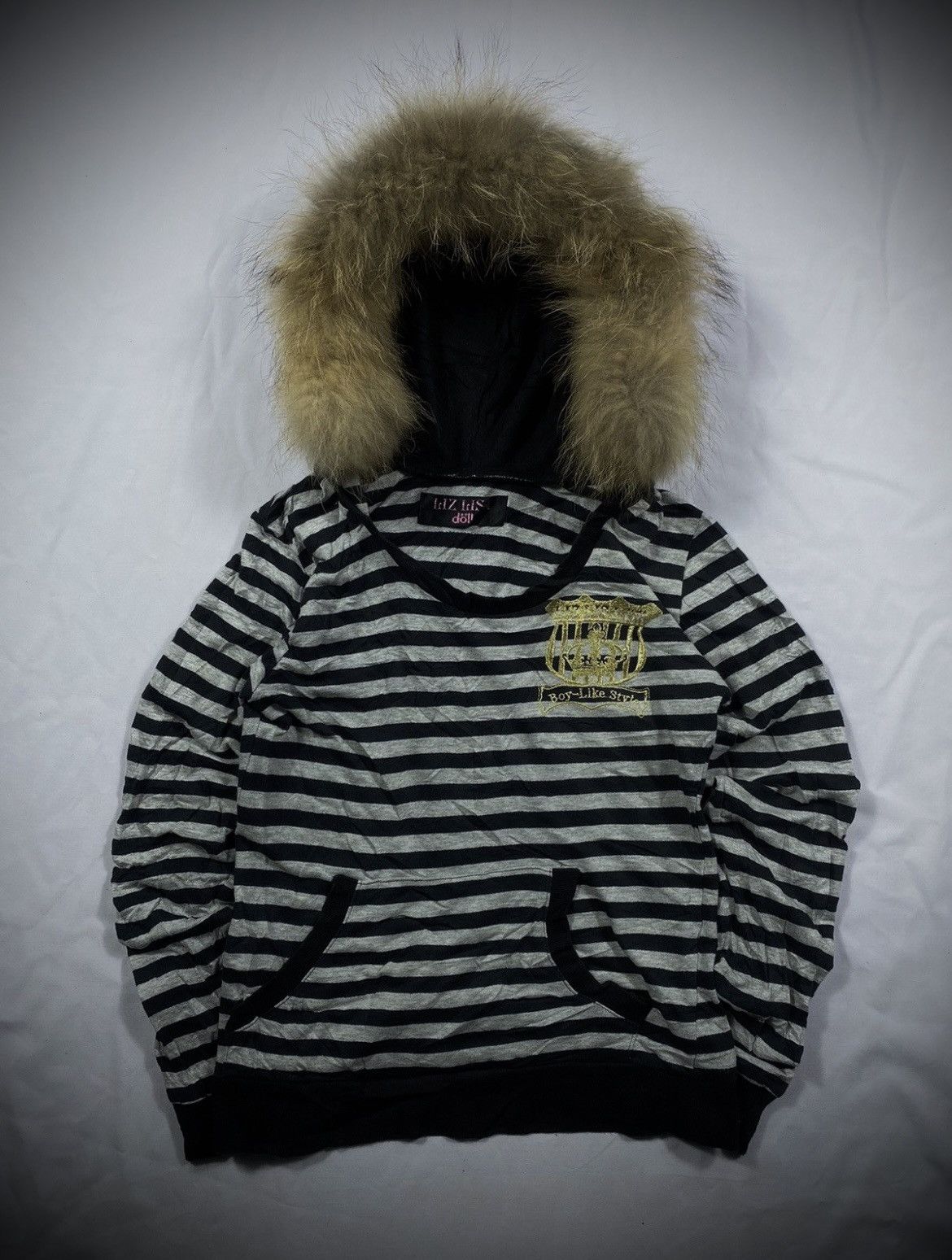 Beauty Beast LIZ LIZA DOLL FUR HOODIE POEM GOTHIC PUNK STYLE Size US S / EU 44-46 / 1 - 1 Thumbnail