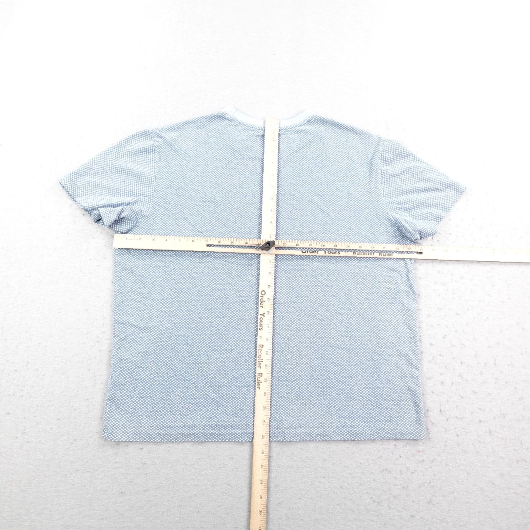 Lacoste Lacoste Shirt Mens XXL Blue White Regular Fit Birdseye Crewneck Croc Logo Preppy Size US XXL / EU 58 / 5 - 4 Thumbnail